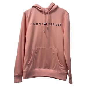 Tommy Hillfiger pink Woman's hoodie in size M